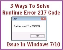 runtime error 7 windows 10